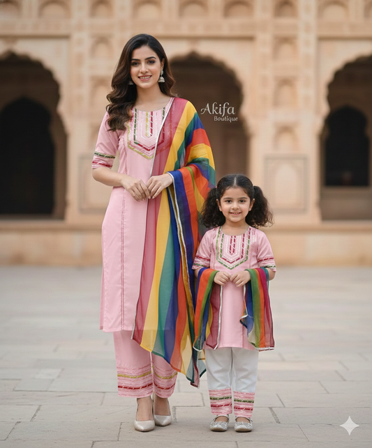 Beautiful Festival baby dress || mother daughter collection