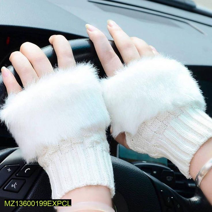 Fancy winter women gloves