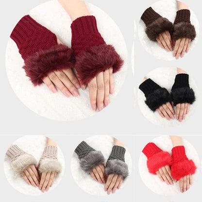 Fancy winter women gloves