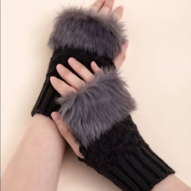Fancy winter women gloves