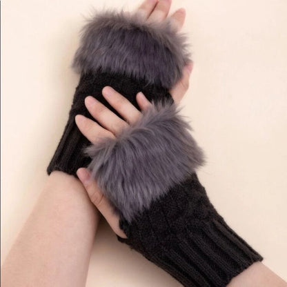 Fancy winter women gloves