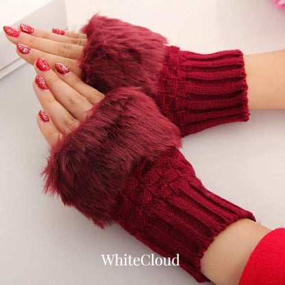 Fancy winter women gloves