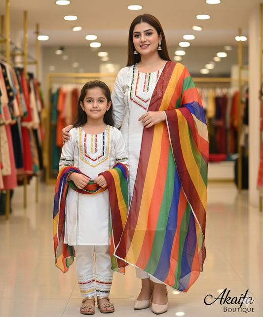 Beautiful Festival baby dress || mother daughter collection