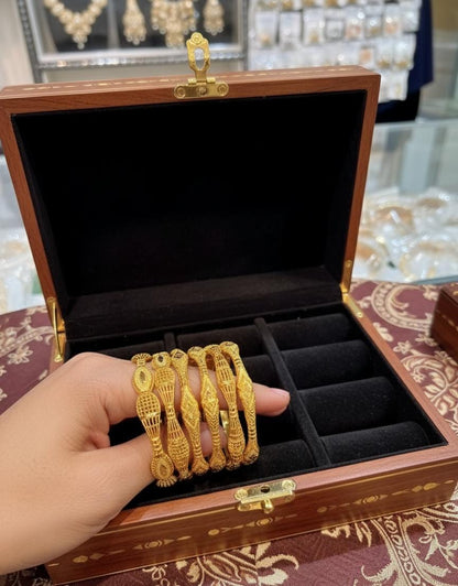 Beautiful gold plated indian bangles