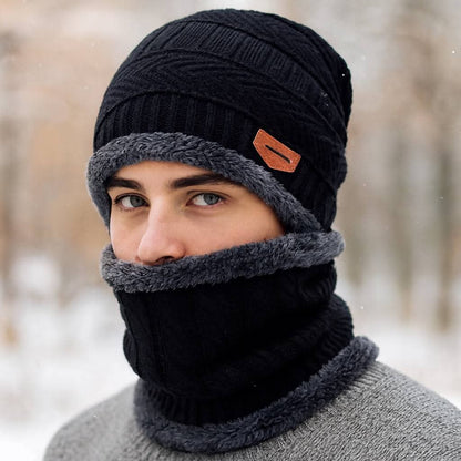 Beanie cap-wool cap with neck warmer for men and women | winter cap for unisex