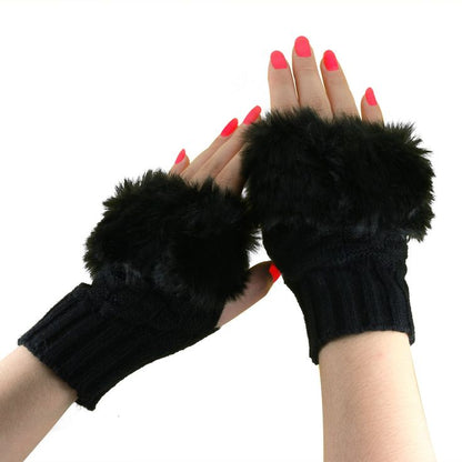 Fancy winter women gloves